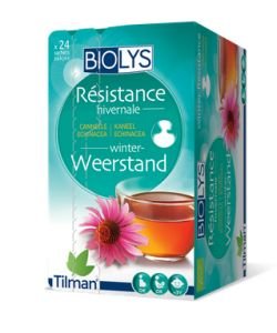 Infusion Résistance hivernale (cannelle-échinacea) BIO, 24 sachets